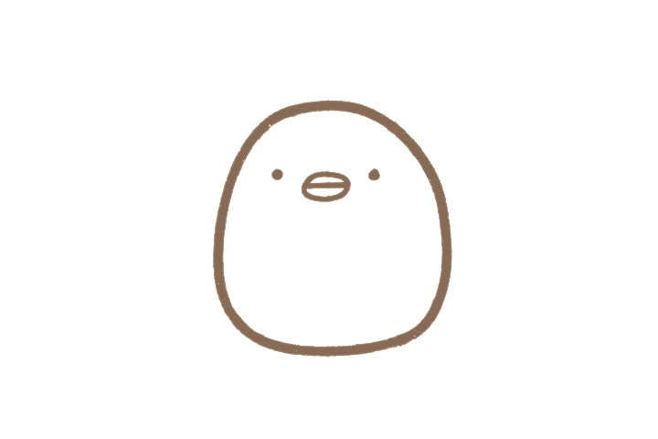 软萌小河童简笔画画法步骤-图2