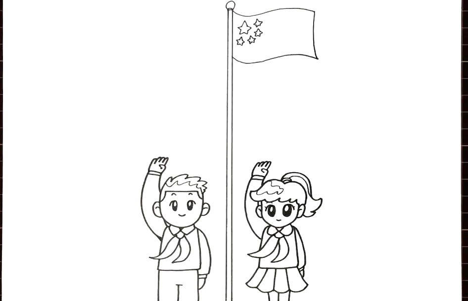 国庆中秋双节手抄报图片教程-图2