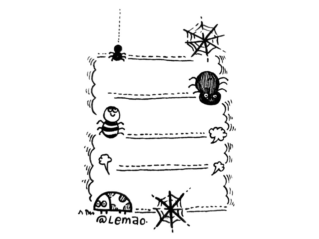 一组可爱的小动物手抄报边框-图2