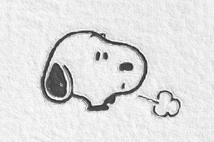 史努比简笔画图片-图5