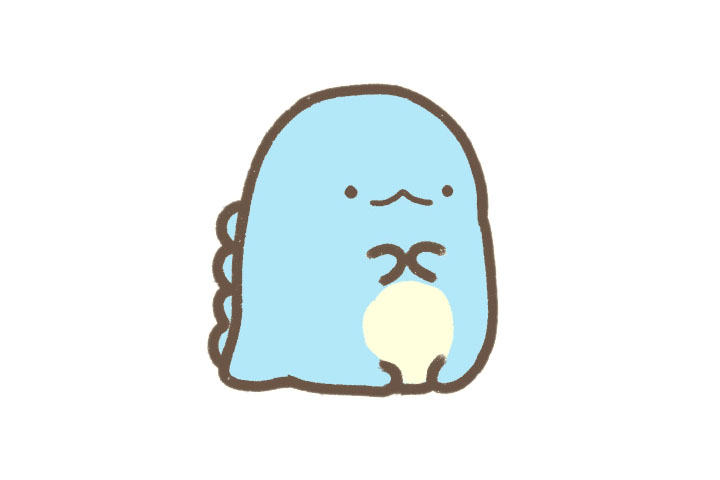 呆萌小蜥蜴简笔画画法步骤