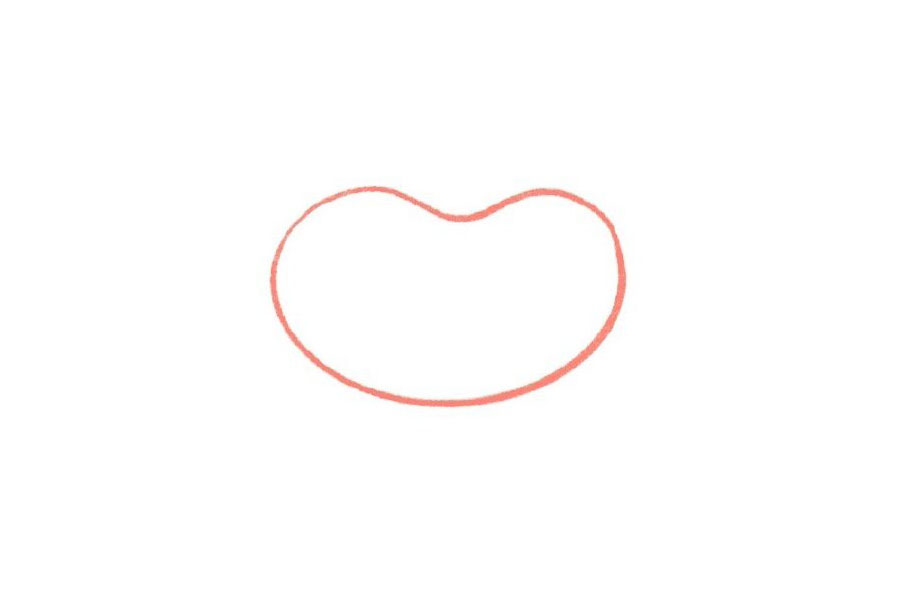 犀牛小头像简笔画画法步骤-图1