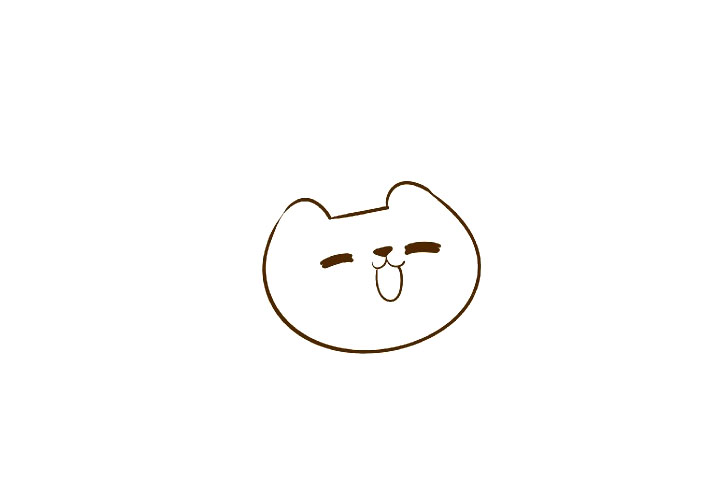 小猫的千姿百态 简单小猫简笔画教程3-图1