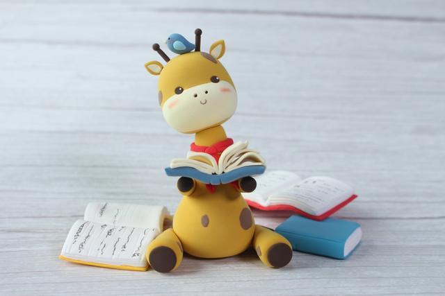 粘土DIY教程 看书的小鹿