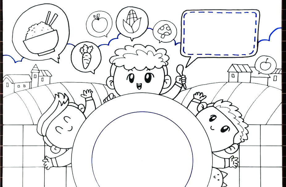 2020年光盘行动手抄报-图5