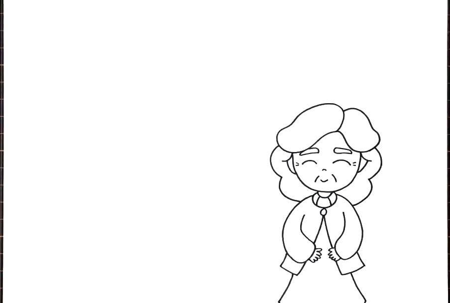 尊老进老-重阳节手抄报步骤图-图1