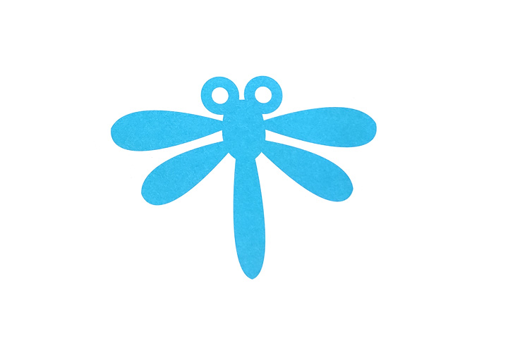 一看就会的蜻蜓剪纸教程，超简单