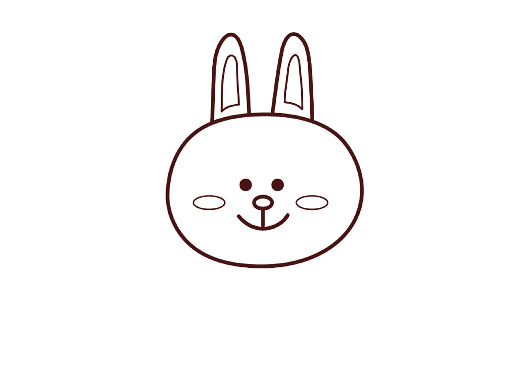 可妮兔的简笔画教程-图5