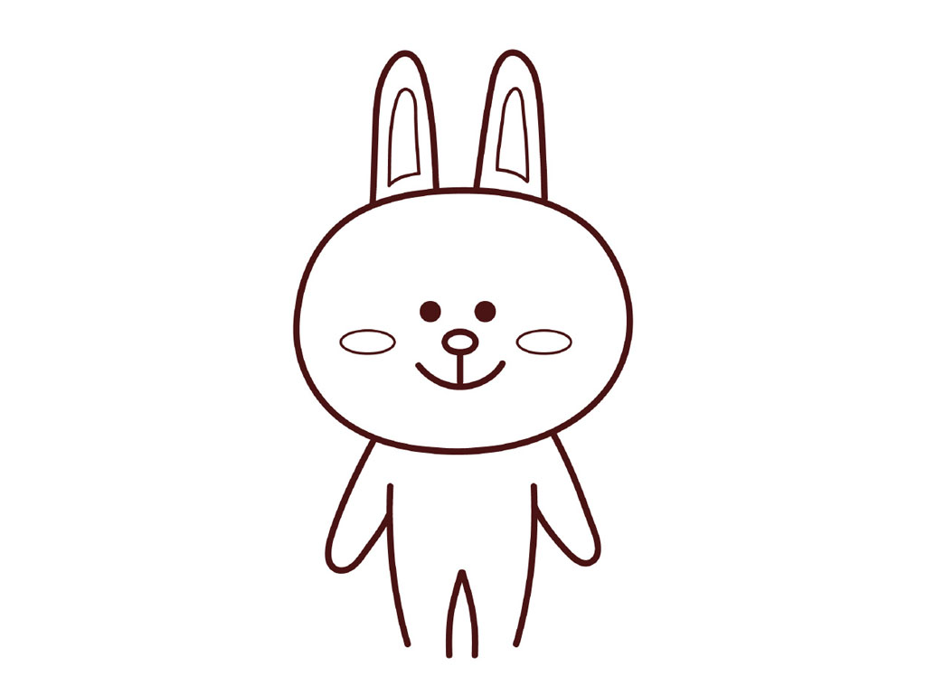 可妮兔的简笔画教程-图8