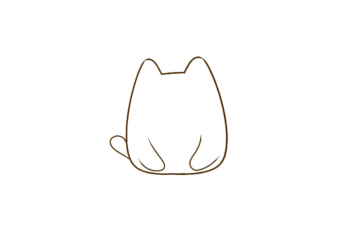 小猫的千姿百态 简单小猫简笔画教程6-图2