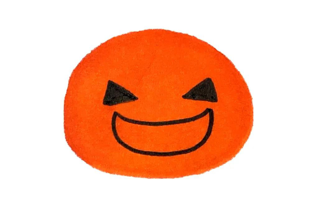 步骤4：再画一个笑起来的大嘴巴