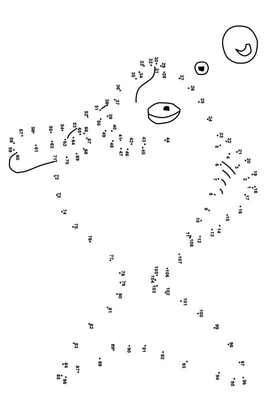 金鱼连线画图片素材