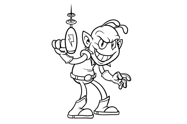 可爱的外星生物简笔画-图2