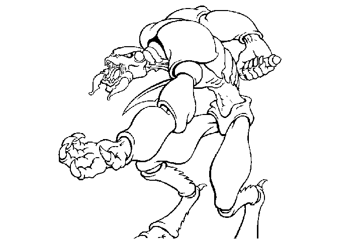 可爱的外星生物简笔画-图1