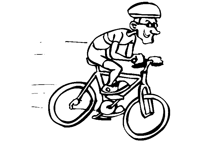 骑行运动员简笔画图片-图2
