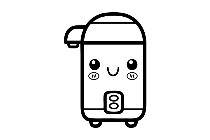 各种水壶简笔画的画法-图2