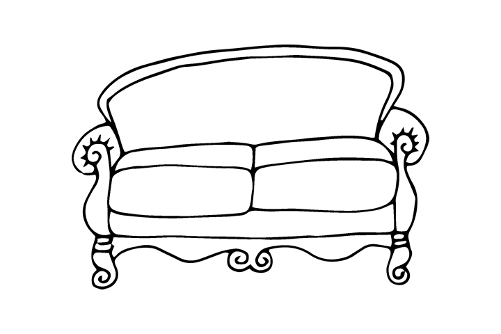 各种沙发的画法-图7