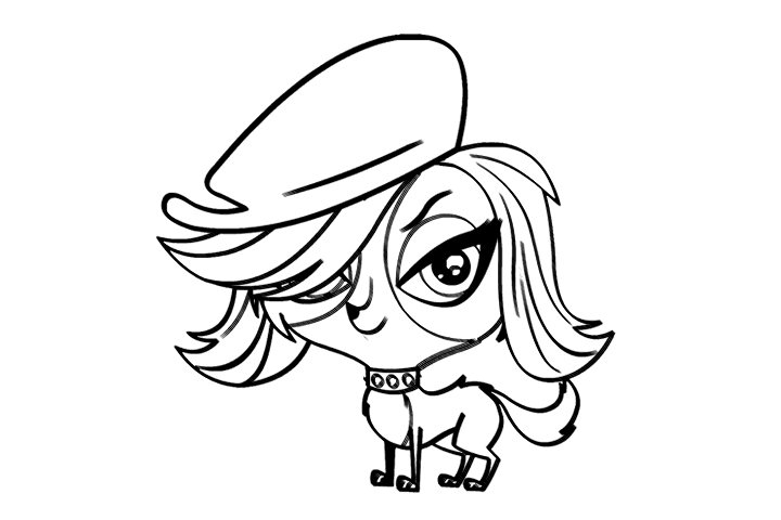 宠物商店简笔画图片-图6