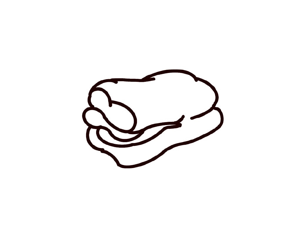 步骤6：线稿完成。