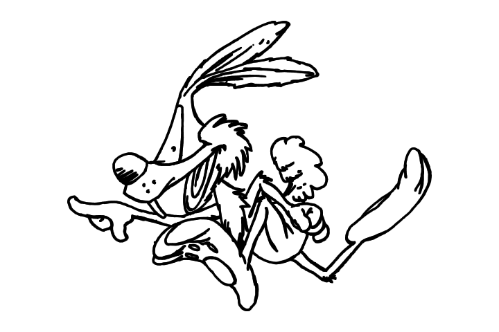 狼的简笔画图片-图1