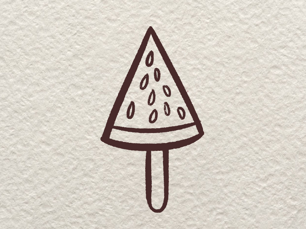 美味的甜品简笔画图片-图5