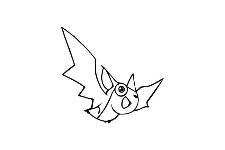 2张蝙蝠简笔画图片-图2