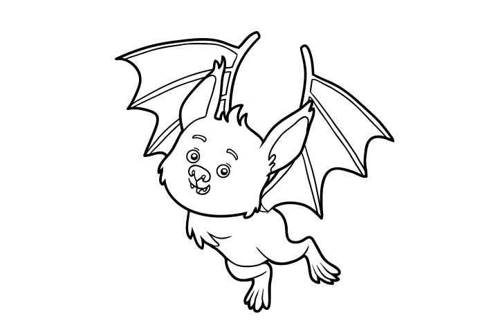 2张蝙蝠简笔画图片-图1