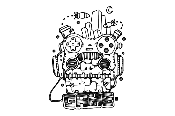 6张漂亮的机器人简笔画图片-图4