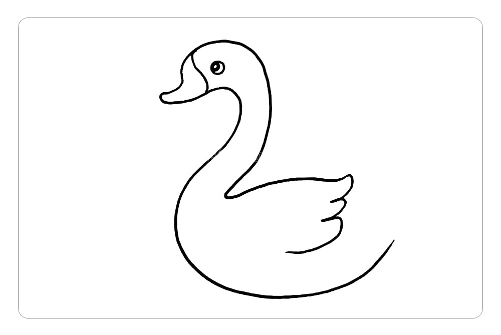 步骤4：用数字3画出翅膀