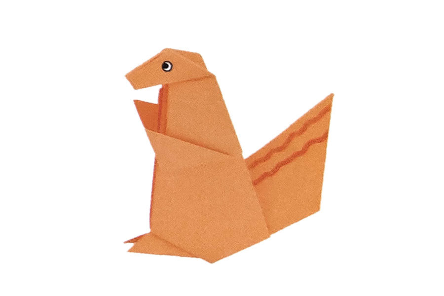 小松鼠折纸教程