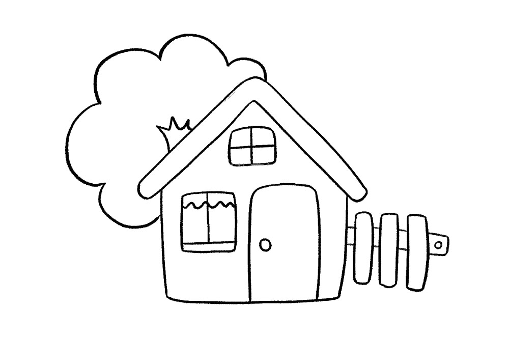 步骤9：这样画面就比较丰富了