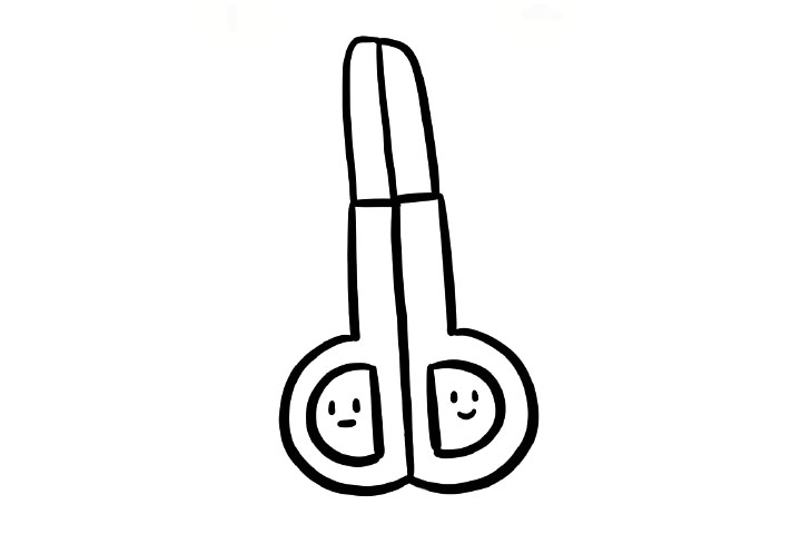 美术剪刀怎么画-图4