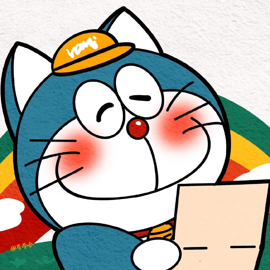 机器叮当猫头像简笔画-图10