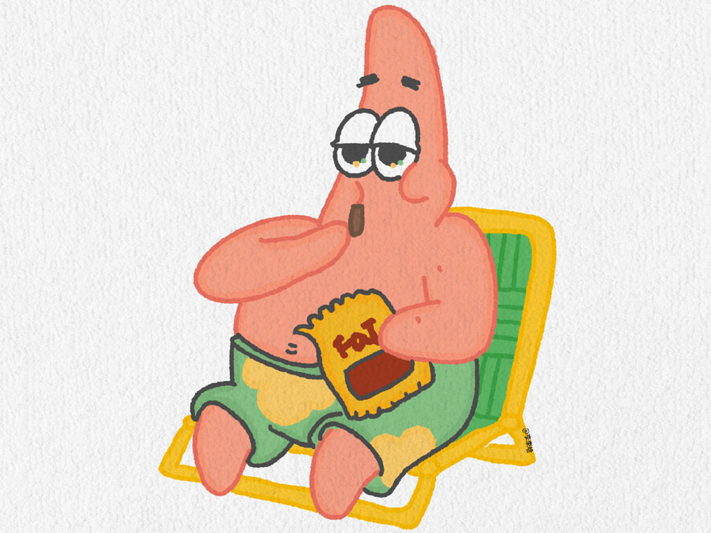 派大星头像简笔画-图1