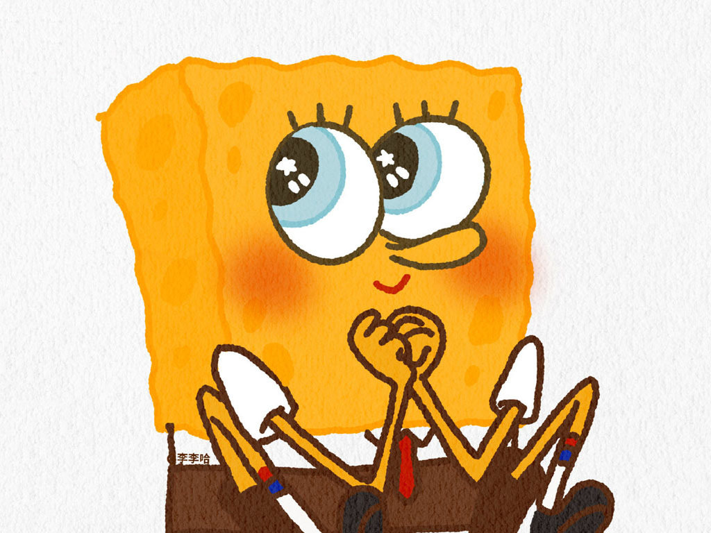 海绵宝宝头像简笔画-图1