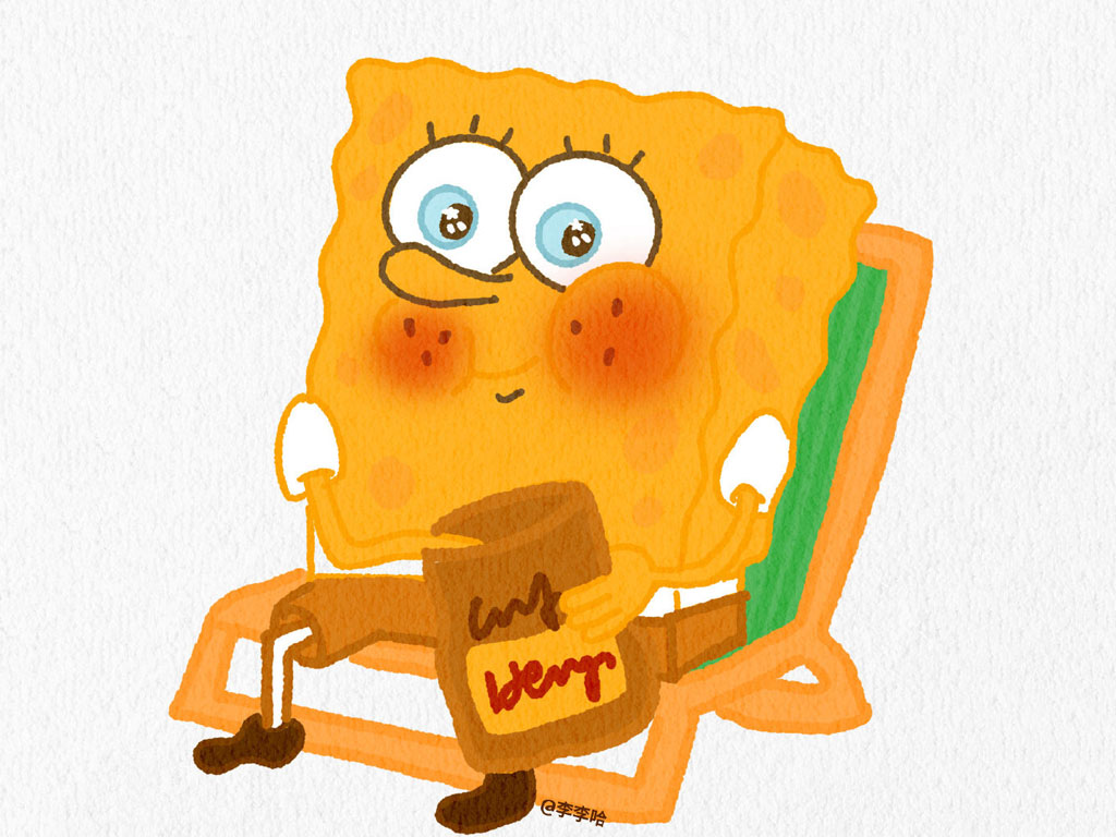 海绵宝宝头像简笔画-图2