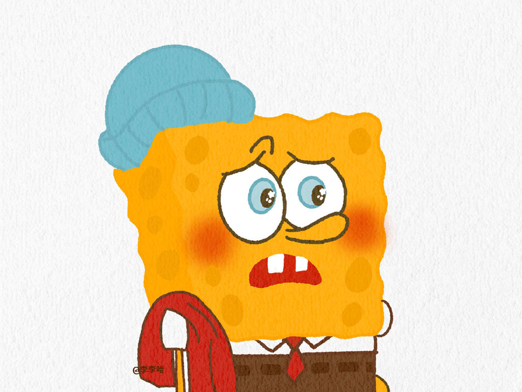 海绵宝宝头像简笔画-图8