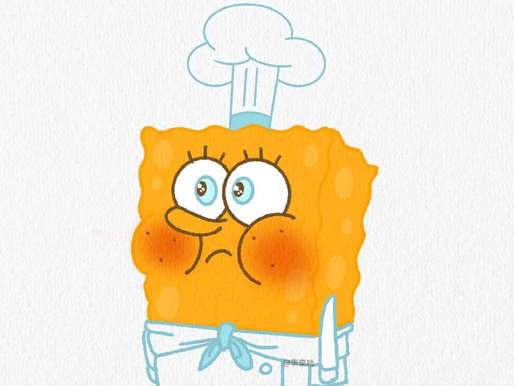 海绵宝宝头像简笔画-图11