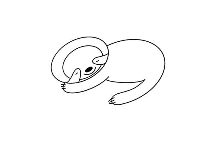 可爱树懒怎么画-图6