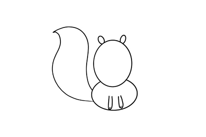 小松鼠怎么画-图5