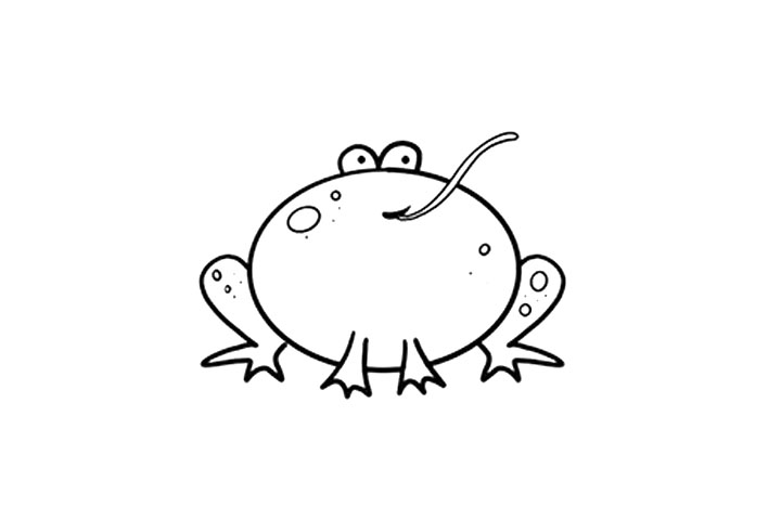 简单青蛙怎么画-图6