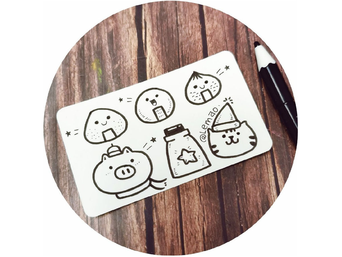 冬天简笔画素材