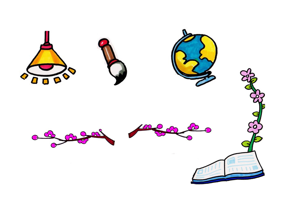 步骤4：手抄报边框简笔画