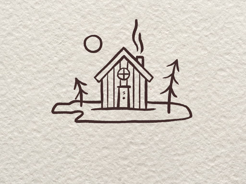 超级简单的房屋风景简笔画-图5