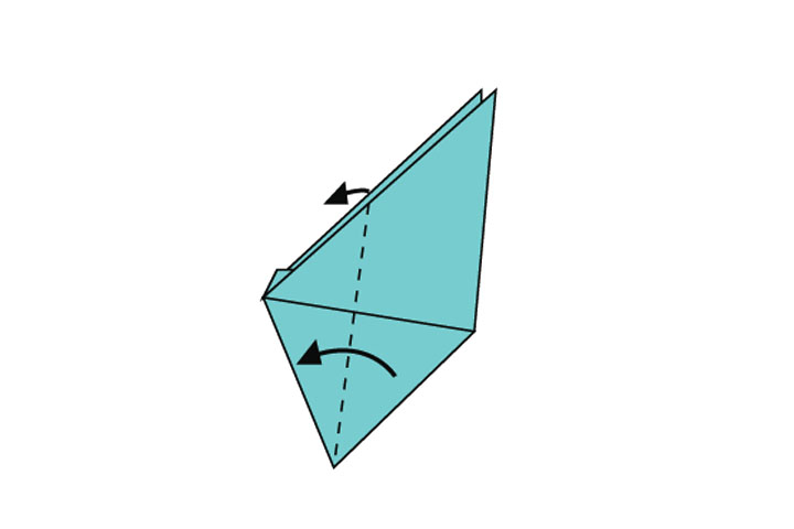 蝙蝠的折纸步骤图-图7