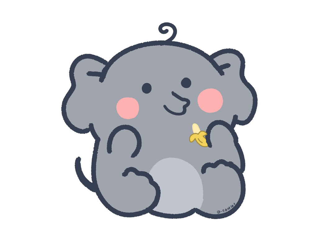 一组可爱小动物头像简笔画图片-图3