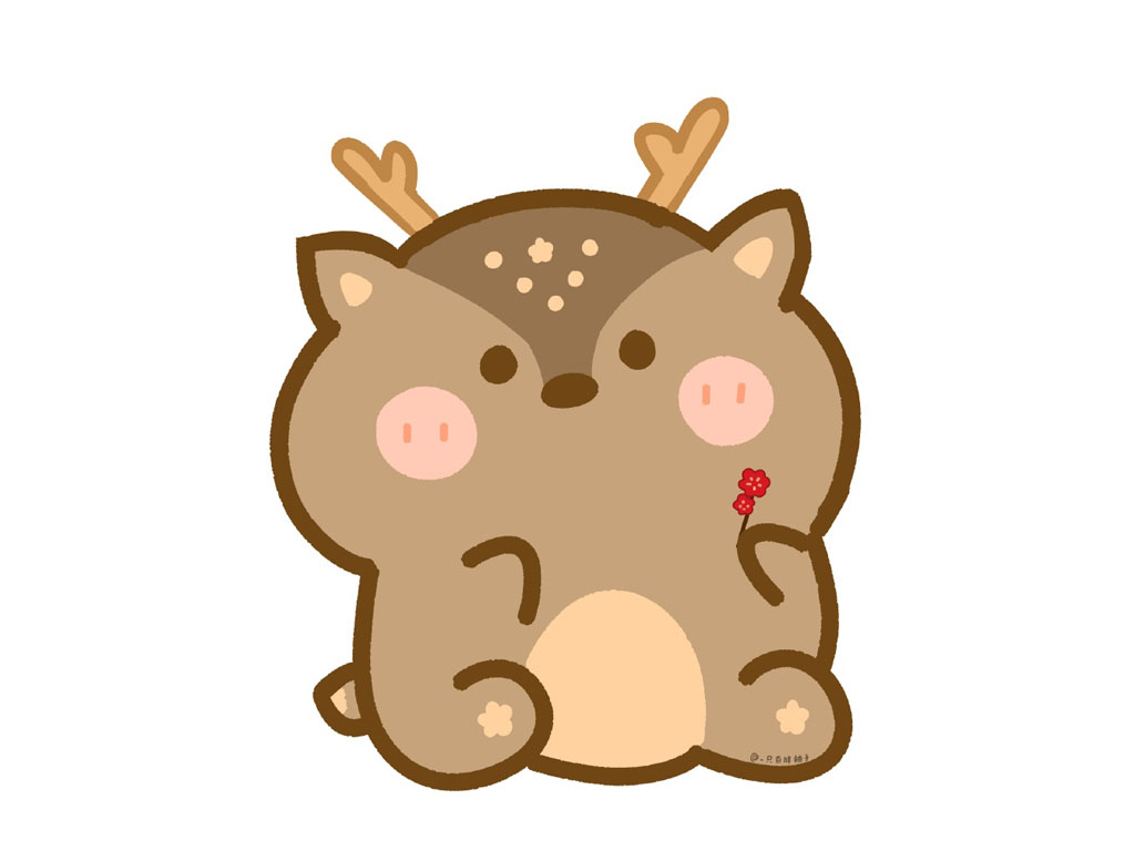 一组可爱小动物头像简笔画图片-图4