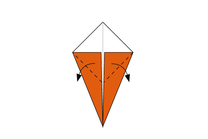 冰淇淋折纸步骤图-图3