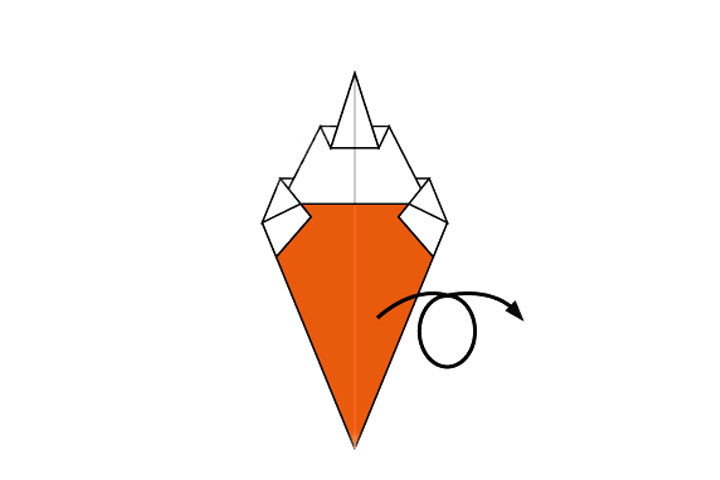 冰淇淋折纸步骤图-图8