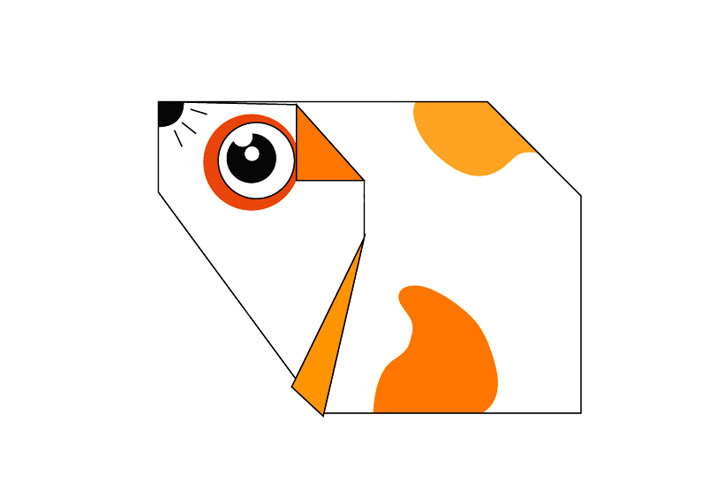 简单仓鼠折纸教程